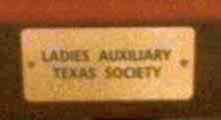 Ladies Aux. plaque